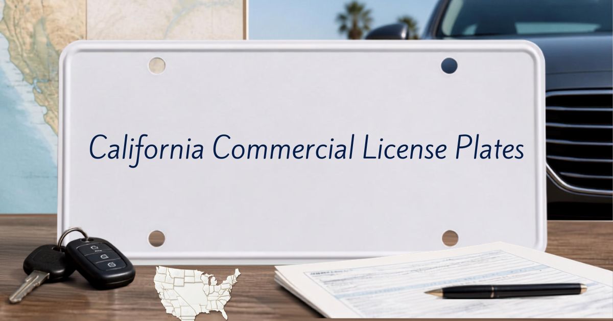 California Commercial License Plates