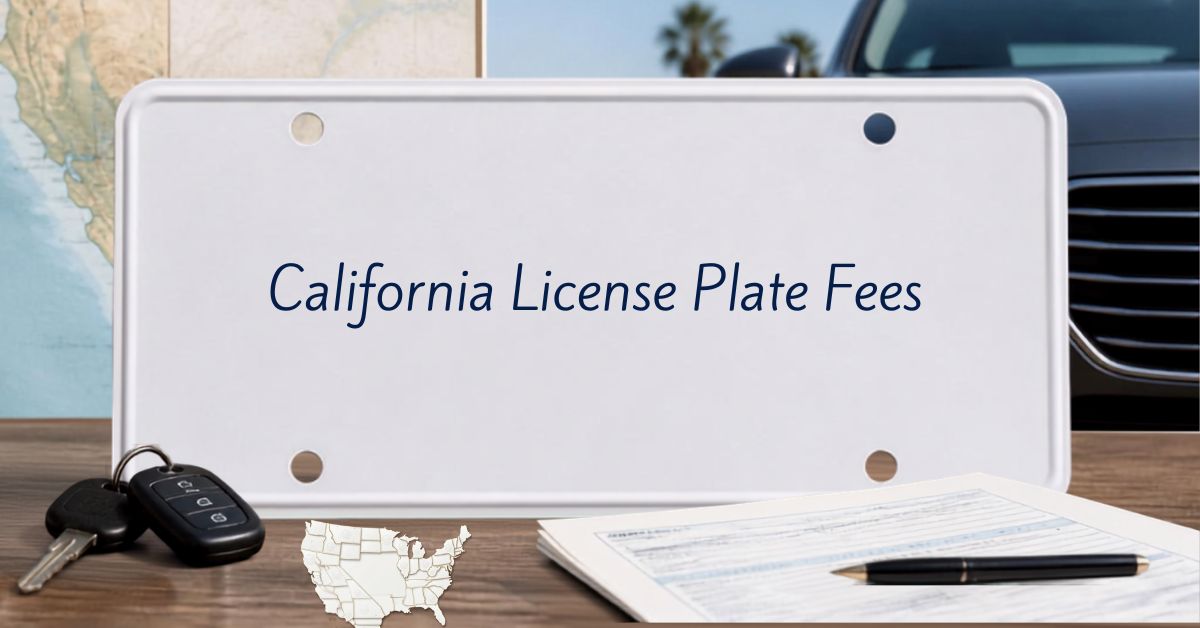 California License Plate Fees