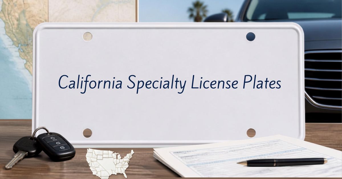 California Specialty License Plates