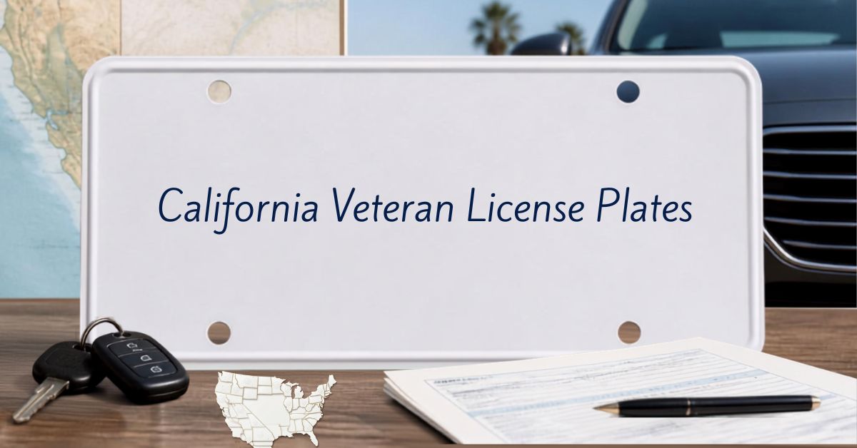 California Veteran License Plates