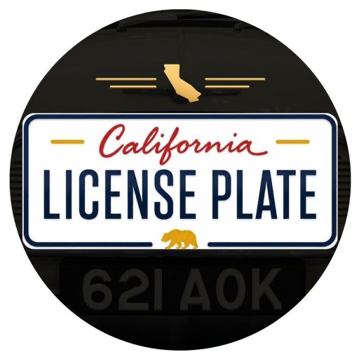 California License Plate